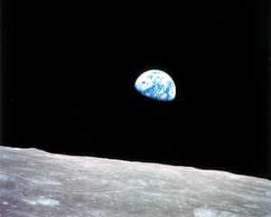 ‘A thrilling swirl of land, water and cloud’ … Earthrise by Apollo 8’s William Anders.
