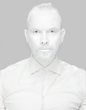 Tadao Cern in bathed in all-white in a self-portrait
