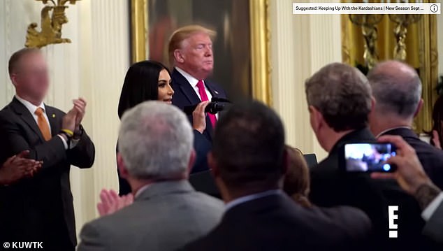 Wow: Kim seen at the White House with President Donald Trump over prison reform