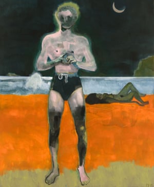 Peter Doig’s Bather (Night Wave)