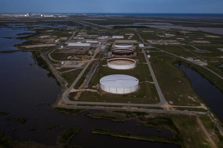 The Bryan Mound strategic petroleum reserve near Freeport, Texas. The area is already home to many pollution-producing facilities.