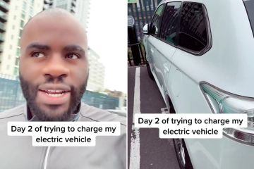 Electric car driver blasts other motorists for stopping him charging up
