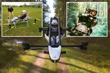 Flying Star Wars-style bike reaches 63mph and could be yours for £68k