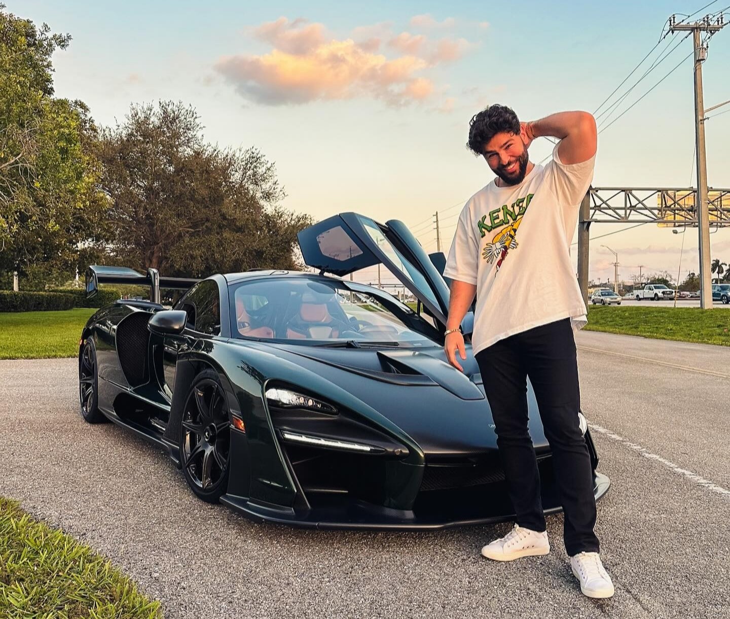The YouTuber crashed the £1.3m McLaren Senna just days after buying it