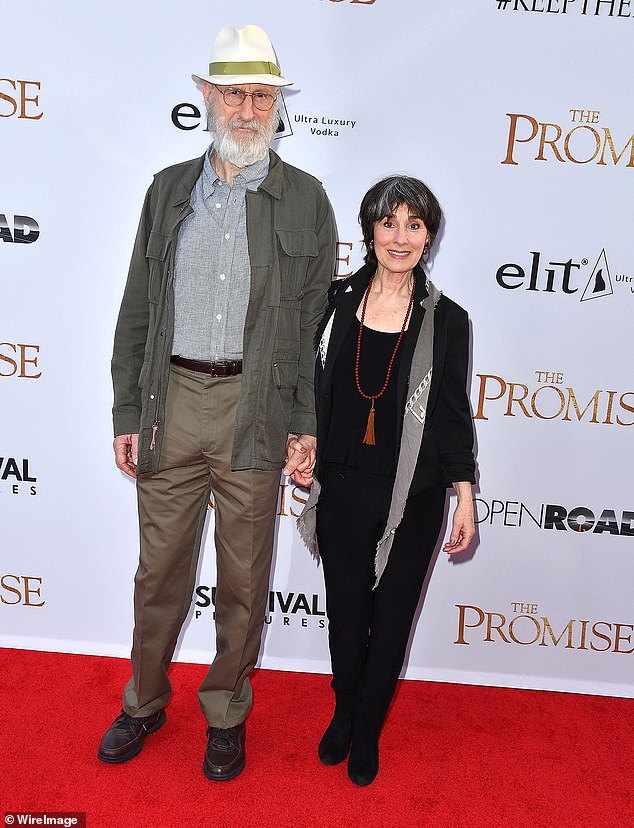 The star with Anna Stuart at the Hollywood premiere of The Promise in 2017
