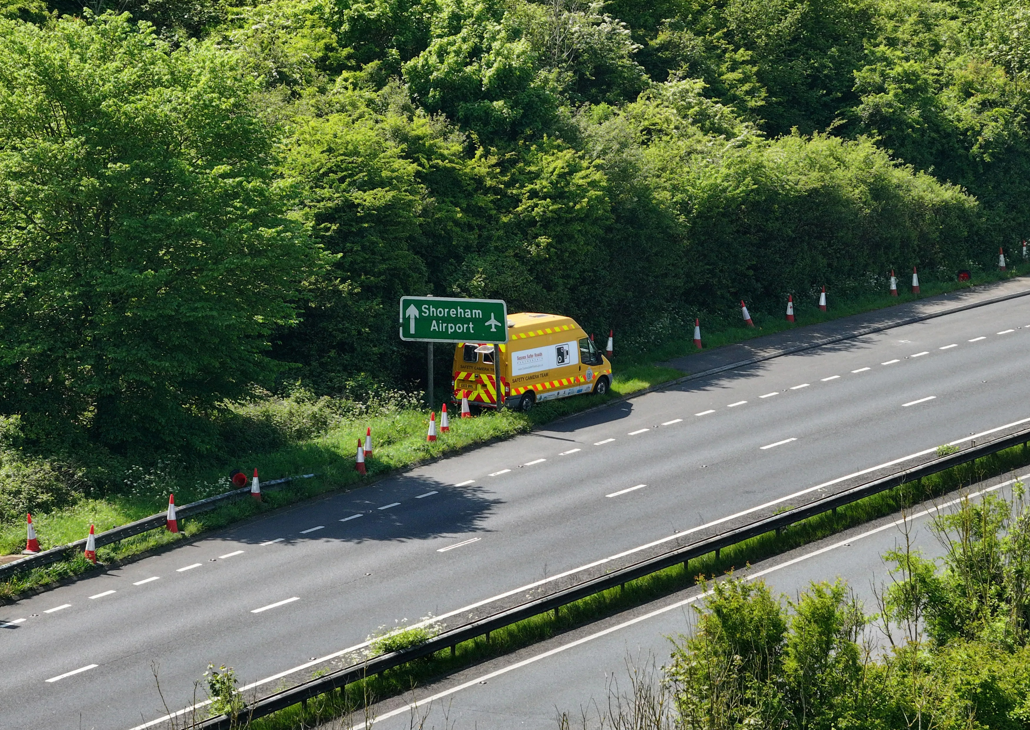 Motorists have slammed the use of a 'covert' speed camera van on the A27 in West Sussex