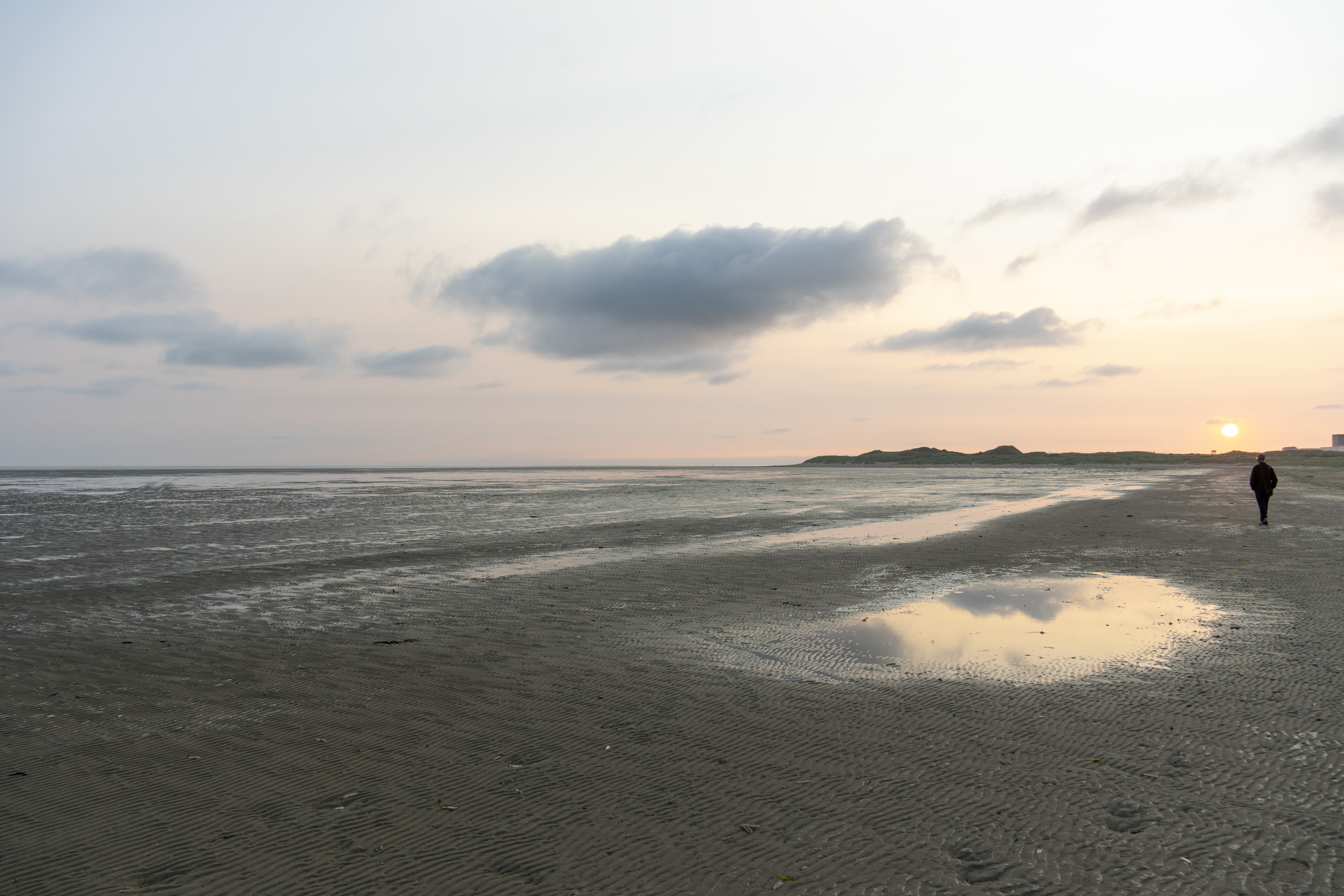 Gravelines beach in France is a popular beach migrants get on boats to take them to England