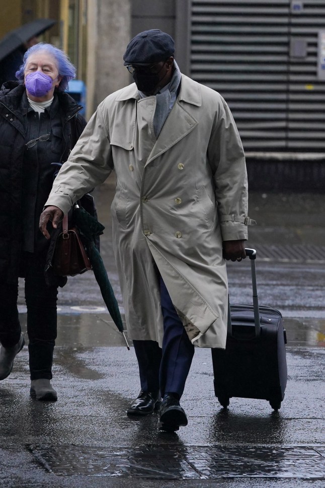 Inspector Charles Ehikioya arrives at a Metropolitan Police misconduct hearing at Palestra House, south east London. PA Photo. Inspector Ehikioya, who is the full time chairman of the Met branch of the Black Police Association, will answer allegations that his conduct has amounted to a breach of the standards of professional behaviour, at the level of gross misconduct, in respect of: equality and diversity; discreditable conduct; challenging and reporting improper conduct. Picture date: Monday January 6, 2025. Between 2017 and 2020, Inspector Ehikioya is alleged to have participated in a WhatsApp chat with a police constable in which there was an exchange of messages and other material that was misogynistic, racist, violent and otherwise inappropriate. Photo credit should read: Lucy North/PA Wire