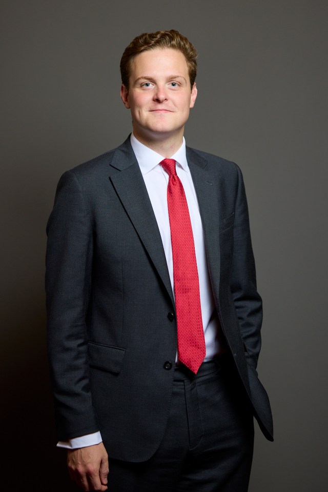 Portrait of Oliver Ryan, the Labour MP for Burnley.