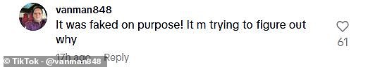 One commenter proclaimed that the mission was 'faked on purpose', but added that they weren't yet sure why