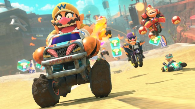 Mario Kart World with Wario