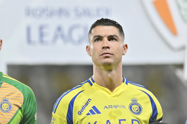 RIYADH, SAUDI ARABIA - MAY 7: Cristiano Ronaldo of Al Nasser is seen during the Saudi Pro League week 30 football match between Ittihad FC and Al Nasser at Al-Awwal Park Stadium in Riyadh, Saudi Arabia on May 7, 2025. (Photo by Mohammed Saad/Anadolu via Getty Images)