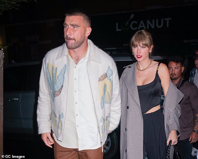 Swift and Kelce have been together since the summer of 2023; the couple seen in October 2023
