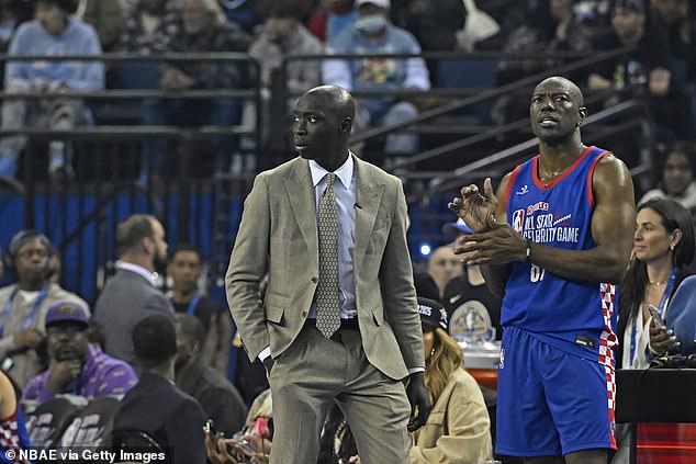Lame served as assistant coach during the NBA All-Star Celebrity Game in Oakland back in February