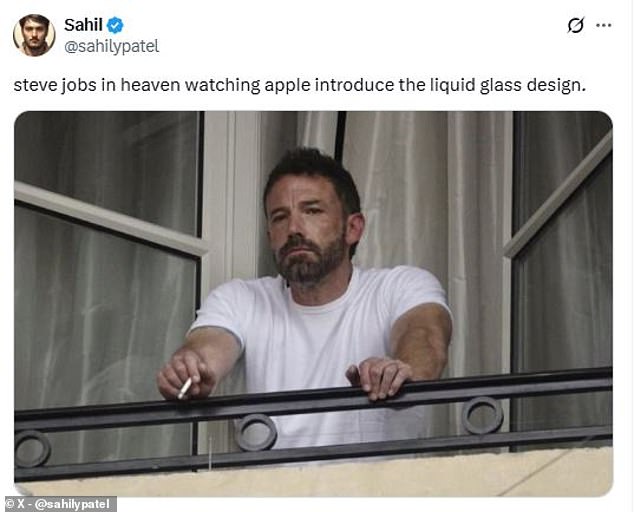 A commenter joked that Steve Jobs, former Apple CEO, would be disappointed with the design changes