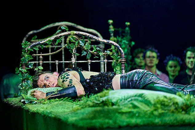 And so to bed: David Moorst's gobby, yobby Puck materialises from a mattress