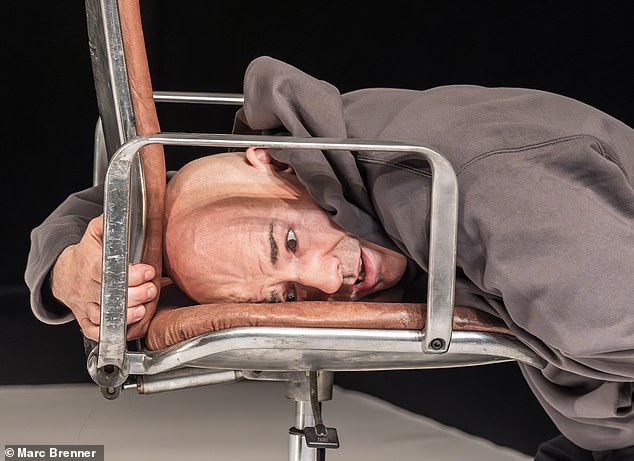 Still potent, after all these years: Daniel Evans reprises his role in 4.48 Psychosis a quarter of a century after he first appeared in Sarah Kane's devastating work at the Royal Court