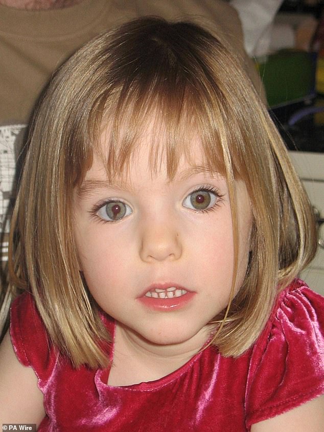 Madeleine McCann, who disappeared from a holiday flat in Portugal in May 2007