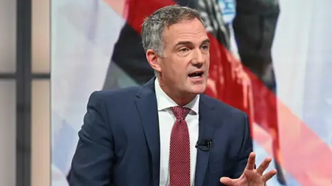 BBC Peter Kyle in the Sunday with Laura Kuenssberg studio