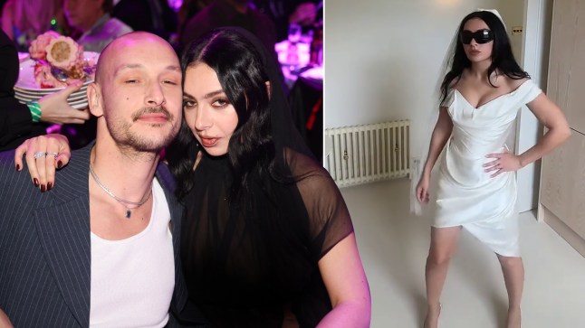 Charli XCX cheekily reveals rocker husband George Daniel cried as they marry in London picture: Charliexcx/ getty
