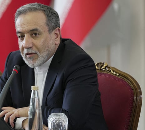 Abbas Araghchi speaks during a meeting with foreign ambassadors and diplomats to Tehran on 12 July 2025.