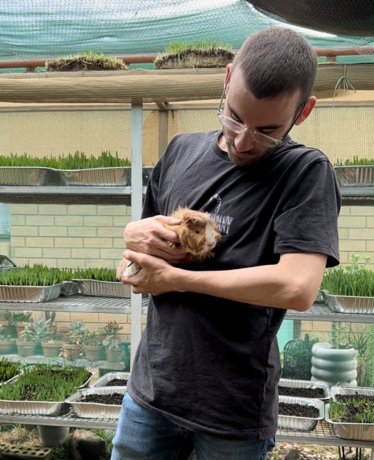 Cid and his guinea pig