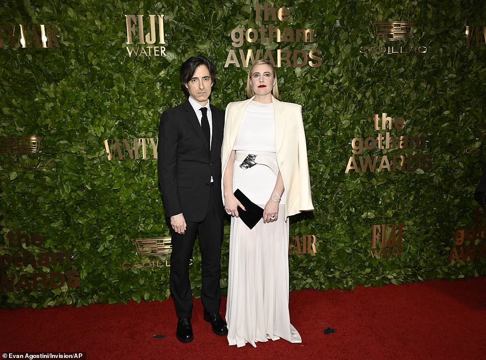 Plus one: She attended with her partner, Noah Baumbach, who is known for making comedies set in New York City