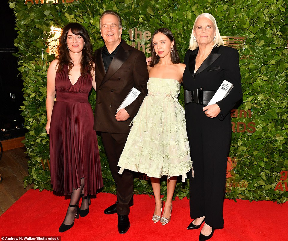Susanna Fogel, Tony Phelan, Powley and Joan Rater pictured together