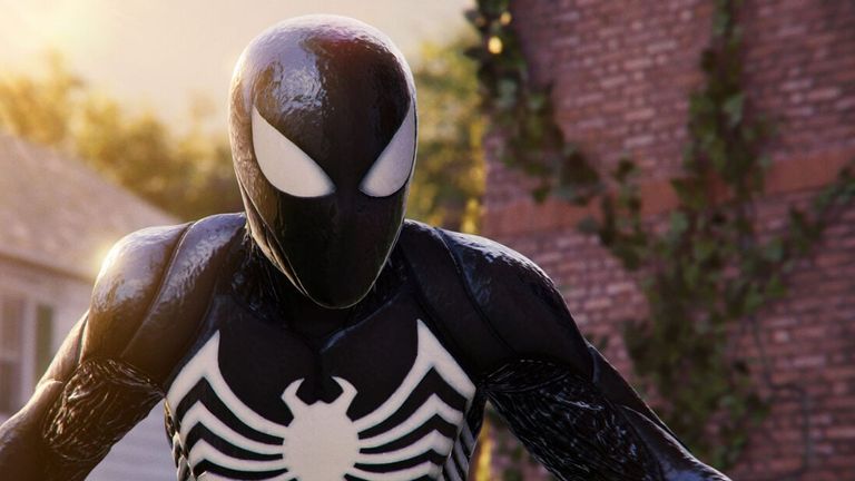 Spider-Man gets a darker suit to match his latest game&#39;s darker tone. Pic: Sony