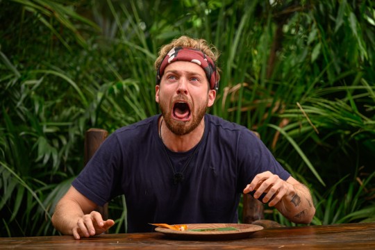STRICT EMBARGO - NOT FOR USE BEFORE 22:40 GMT, 10 Dec 2023 - EDITORIAL USE ONLYEditorial use only Mandatory Credit: Photo by James Gourley/ITV/Shutterstock (14251633w) Bushtucker Trial, Bushtucker Bonanza - Sam Thompson 'I'm a Celebrity...Get Me Out of Here!' TV show, Series 23, Australia - 10 Dec 2023