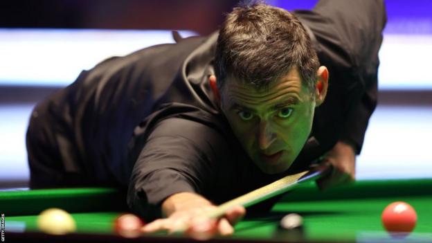 World number one Ronnie O'Sullivan in action