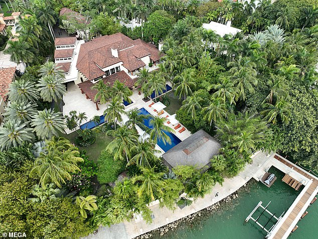 Diddy's Star Island mansion in Miami Beach was one of the estates raided by investigators in their investigation on Monday
