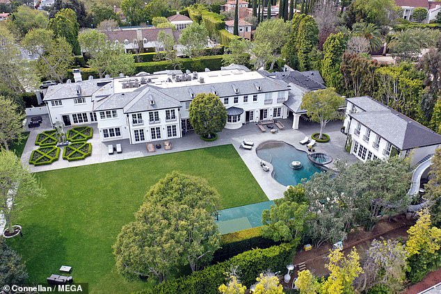 Combs has denied the allegations and settled with Ventura out of court. Pictured: Diddy's sprawling West Hollywood estate