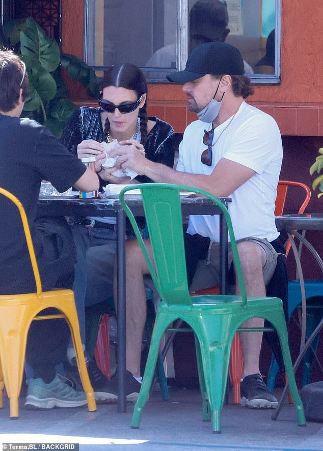 The Hollywood hunk — who recently put on a cozy display with co-star Teyana Taylor — sported a casual look for the date, wearing a white t-shirt, khaki shorts, and black sneakers