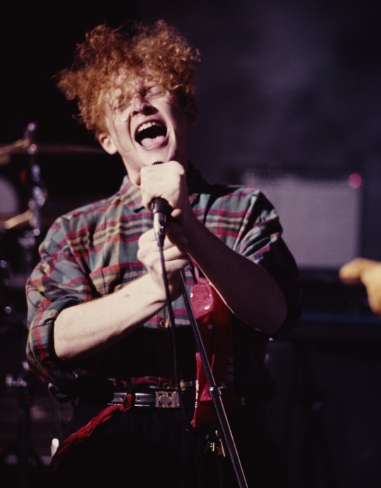 Simply Red's Mick Hucknall throwback