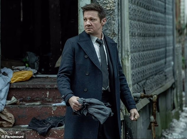 Jeremy Renner looked stronger than ever as he returned to his first acting role since his near-fatal 2023 snowplow accident, which left him with a collapsed lung and more than 30 broken bones