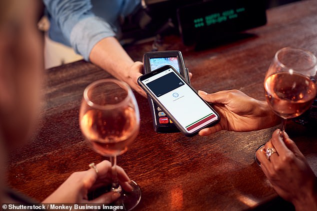Researchers at UCL said their Drink Less app, which is available to download for free on Apple devices, can help people who are high-risk drinkers (Stock Image)