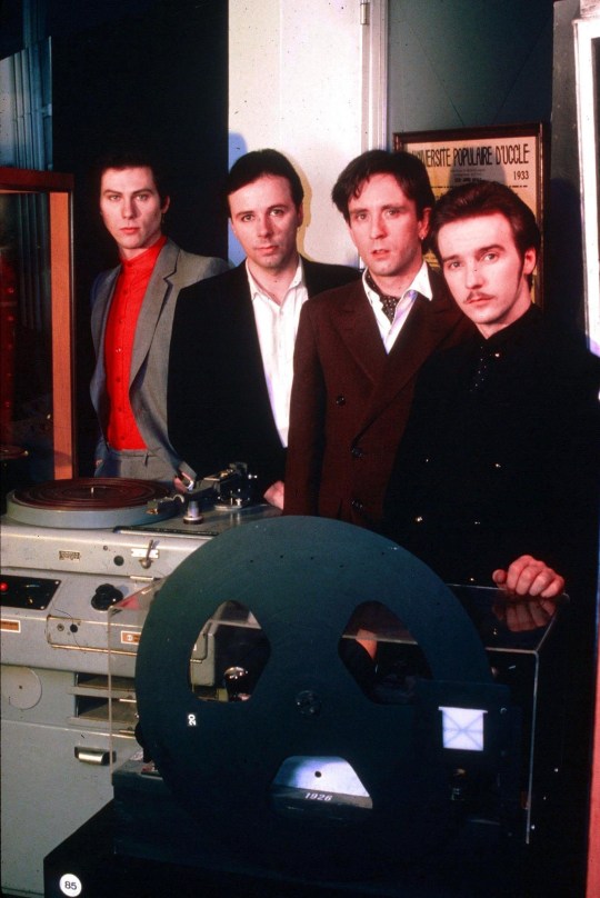 Ultravox - Warren Cann, Billy Currie, Chris Cross and Midge Ure in1982