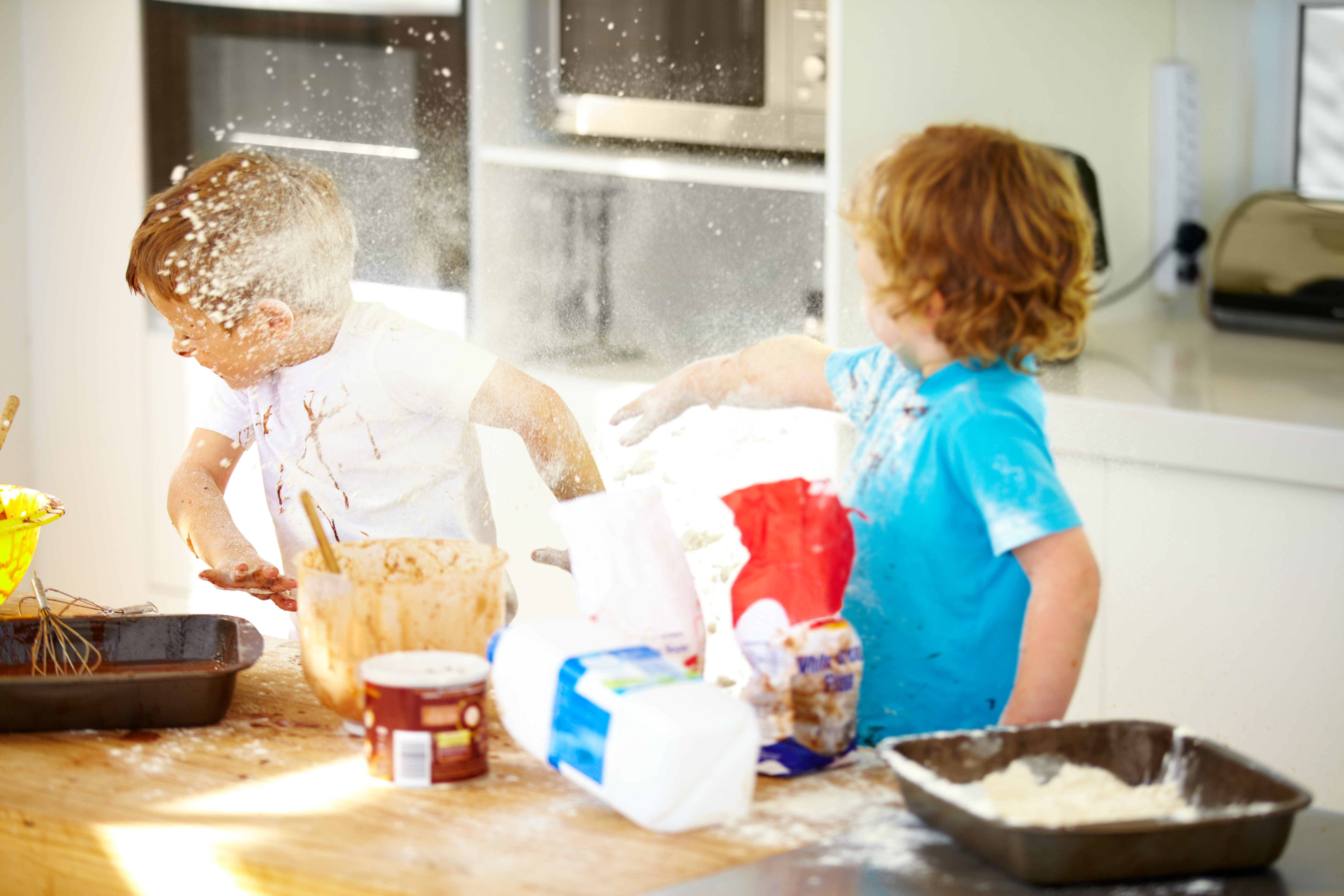 Baking has always been a no-go zone for Becca and her kids too