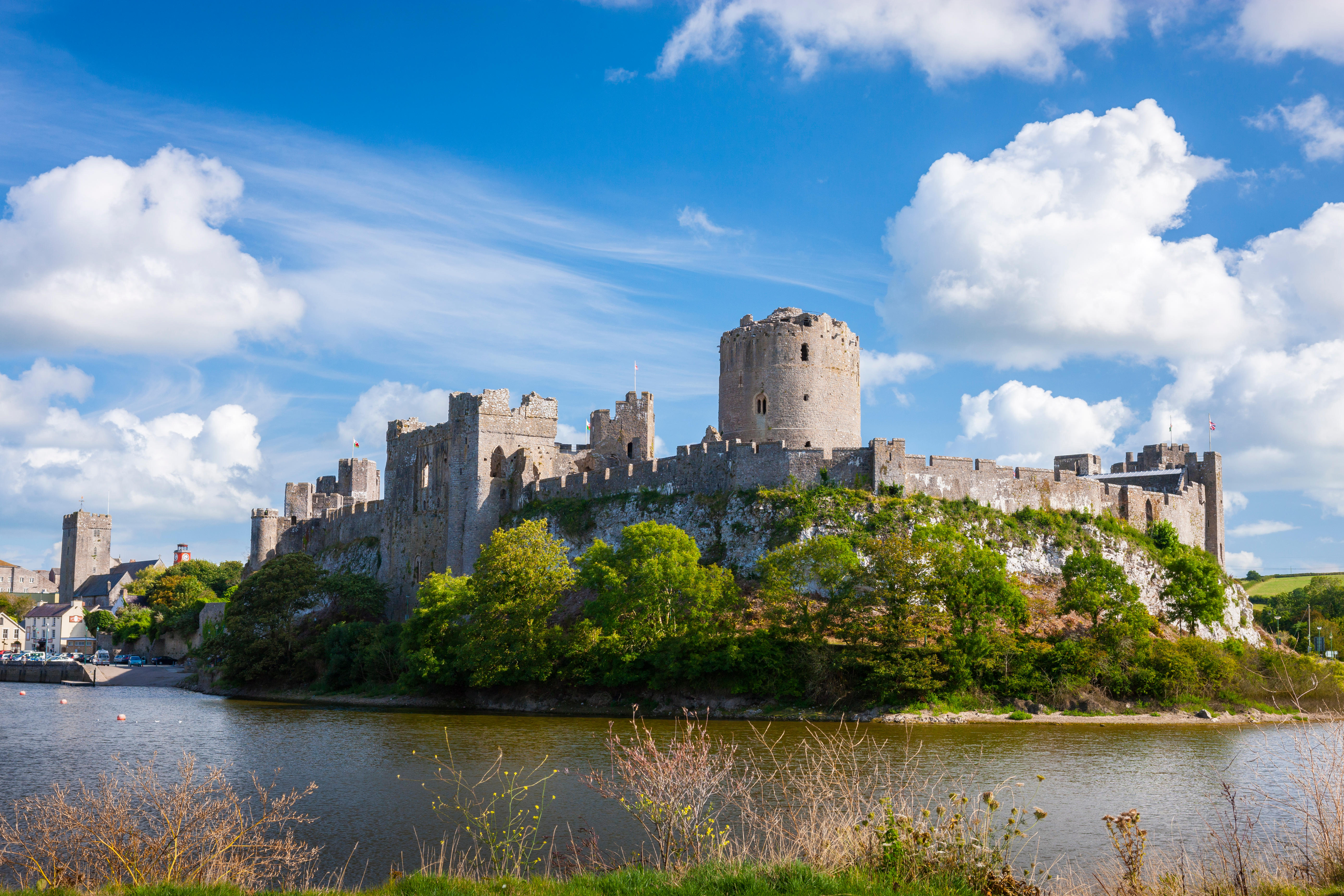 Pembroke Castle was restored in the early 20th Century and has been a popular tourist attraction since