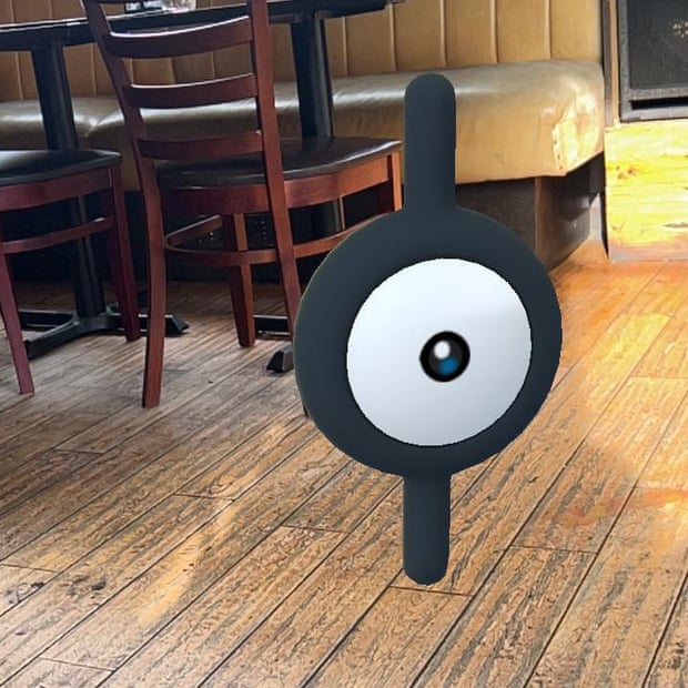 The pokémon Unown visits a Walthamstow pub in the game Pokémon Go