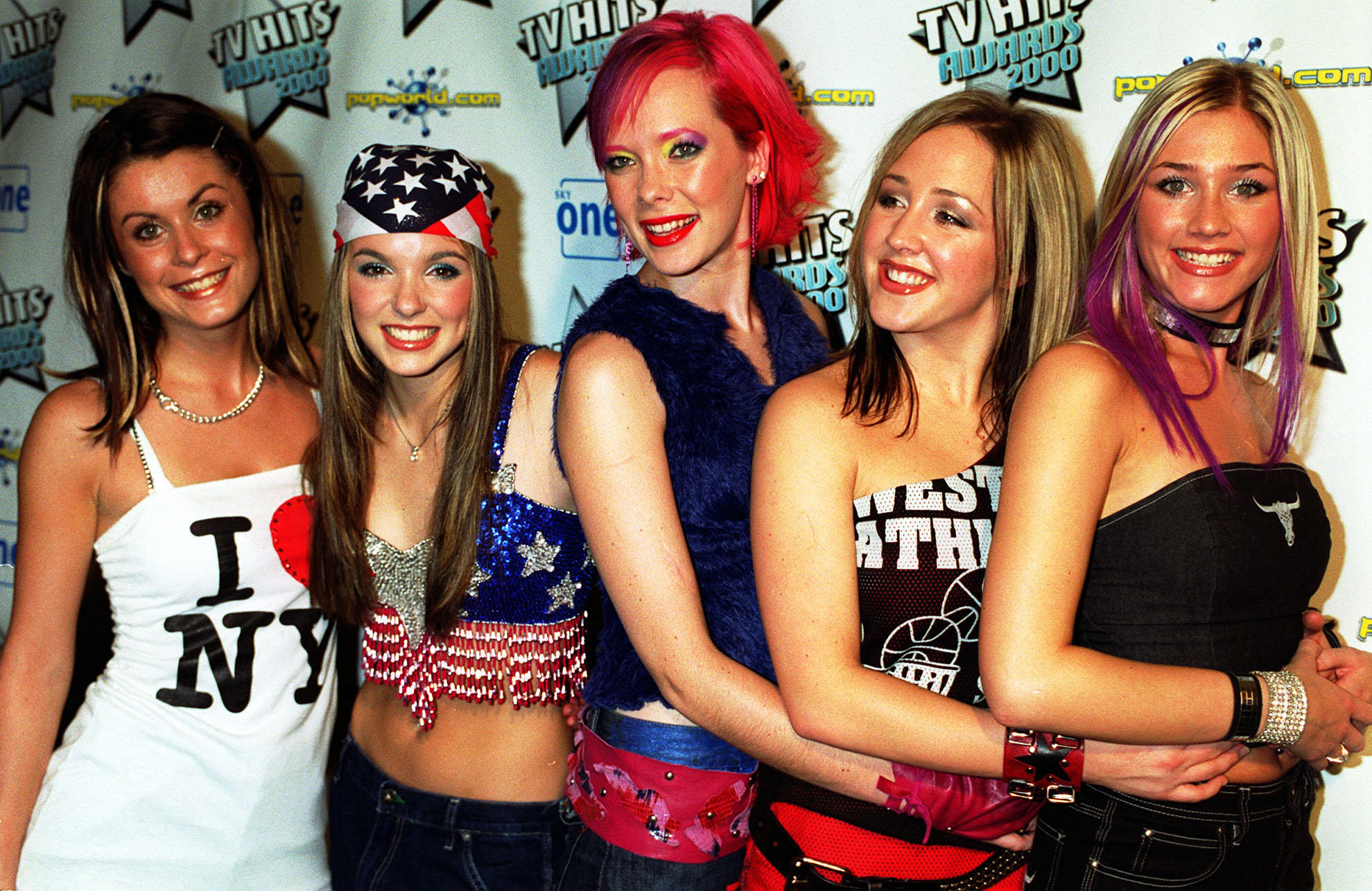 Anika (far-left) used to be one-fifth of the 90s band, Girl Thing