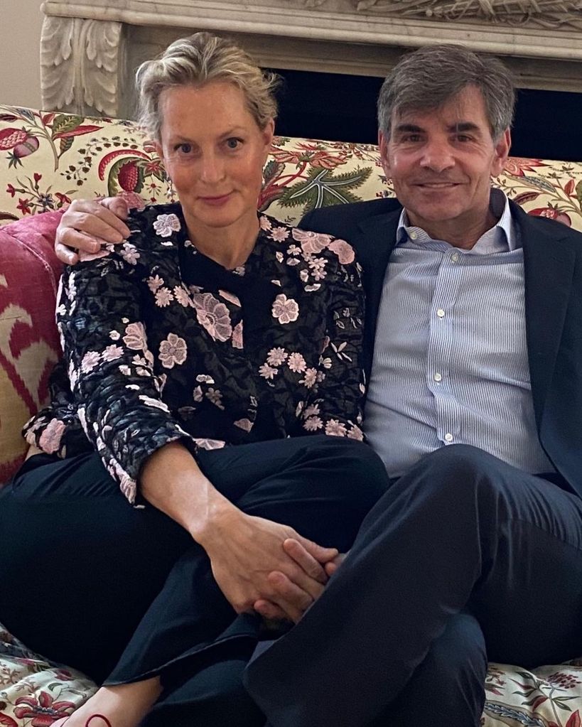 George Stephanopoulos and Ali Wentworth pose for a photo shared on Instagram