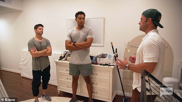 Jason and Jesse went over to Danny and Nina Booko's house to help them put together baby furniture