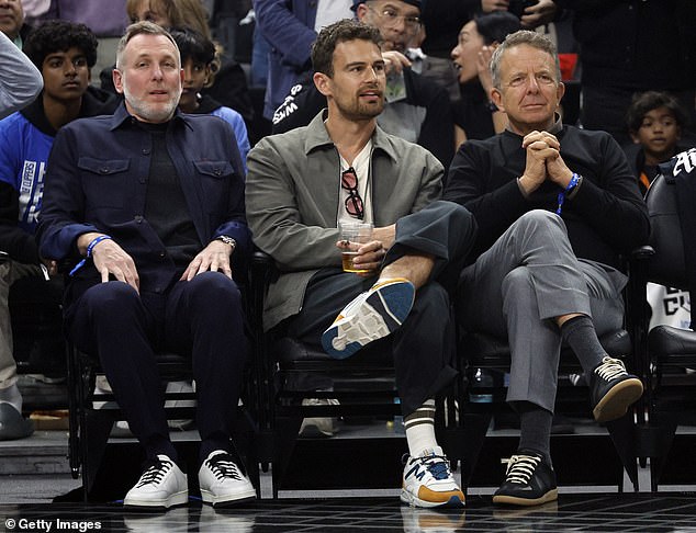 The High Wycombe born actor was courtside for Round one, Game two of the 2024 NBA Playoffs