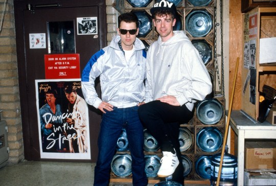 Chris Lowe and Neil Tennant of The Pet Shop Boys 