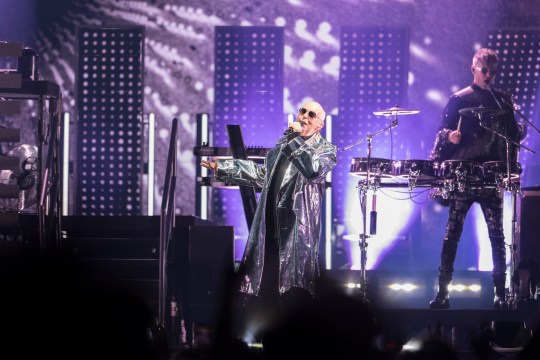 Pet Shop Boys perform at Lanxess-Arena on July 1,2023 in Cologne, Germany