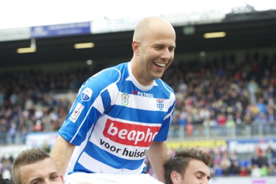 Arne Slot pictured playing for PEC Zwolle