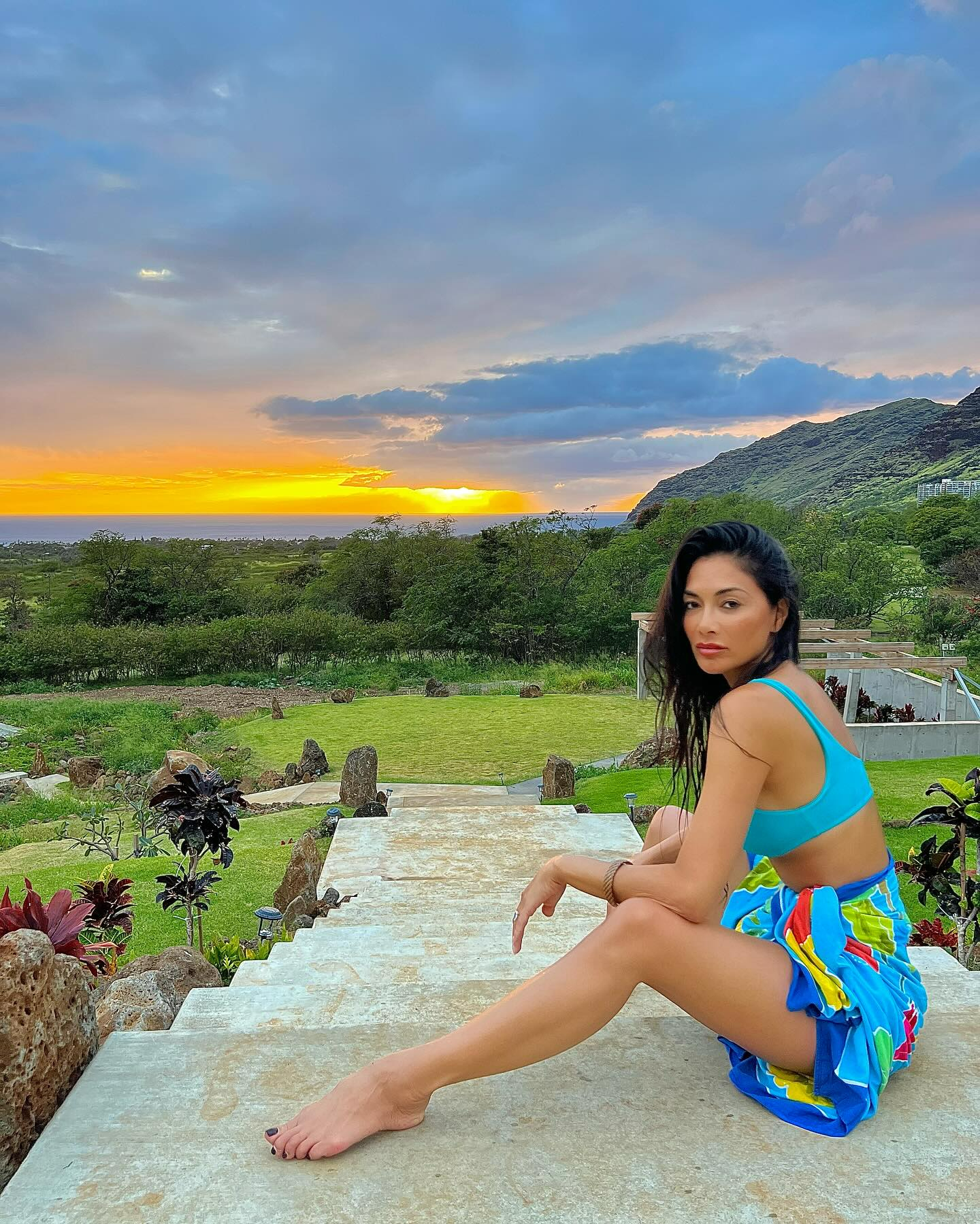 Globe-trotting Nicole Scherzinger took a trip to Hawaii this year