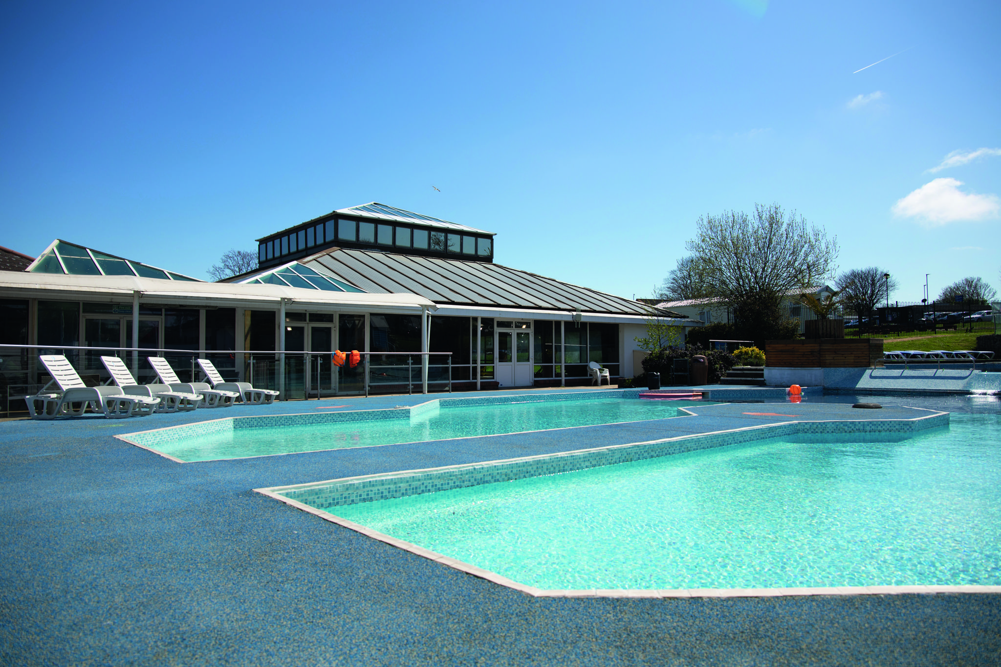 The holiday park has undergone a major refurbishment and has two swimming pools